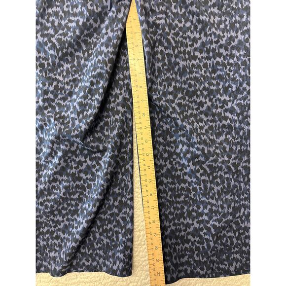Athleta Avenue Printed Wide Leg Crop Pant Size 10P - Picture 2 of 9